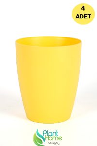 Dekoratif Sarı Orkide Saksısı - 4 Adet Set Fiyatlı -12 Pot Üretim Saksısına Uygun Kaliteli Ürün - Görsel 3