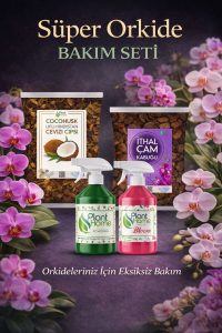 Orkide Toprağı - Orkide Kurtaran Orkide Besini Avantaj Seti (1 Litre İthal Çam 1 Litre Coco Cips) - Görsel 2