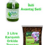 Palnthome PowerMix Bitki Besini ve 3 Litre Orkide Toprağı Set