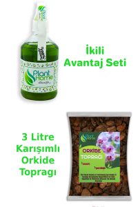 Palnthome PowerMix Bitki Besini ve 3 Litre Orkide Toprağı Set