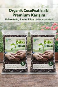 10 Litre Kullanıma Hazır Bitki Toprağı - Salon Bitkileri ve Tropikal Bitkiler İçin Premium Keliteli - Görsel 2
