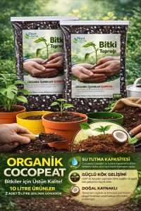 10 Litre Kullanıma Hazır Bitki Toprağı - Salon Bitkileri ve Tropikal Bitkiler İçin Premium Keliteli - Görsel 3