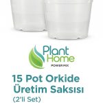 15 Pot Orkide Üretim Saksısı - 2 Adet