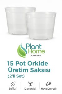15 Pot Orkide Üretim Saksısı - 2 Adet