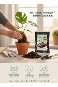 5 Litre Premium Çiçek Toprağı - Vitamin Tavyeli Böcek Sinek Yapmayan Özel Karışımlı Toprak - Görsel 3