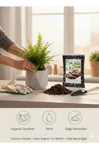 5 Litre Premium Çiçek Toprağı - Vitamin Tavyeli Böcek Sinek Yapmayan Özel Karışımlı Toprak - Görsel 4