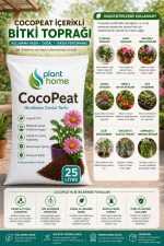 Cocopeat 25 Litre Hindistan Cevizi Torfu | Saksı ve Bitki Toprağı | Plant Home - Görsel 5