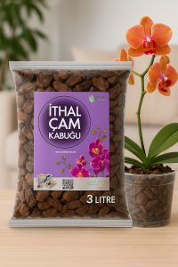 3 Litre Ithal Çam Kabuğu - Ithal Orkide Toprağı - Elenmiş Temizlenmiş Iri Yapıda