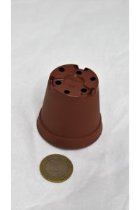 5,5cm Kahverengi Üretim Saksısı, 10 Adet, Kaktüs Ve Sukulent Saksısı - Görsel 5